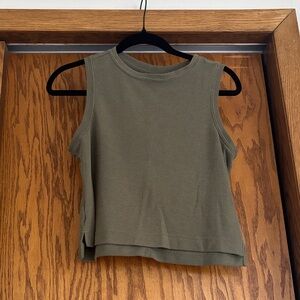All in Motion Olive Green Tank Top